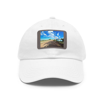 Dad Hat with Leather Patch