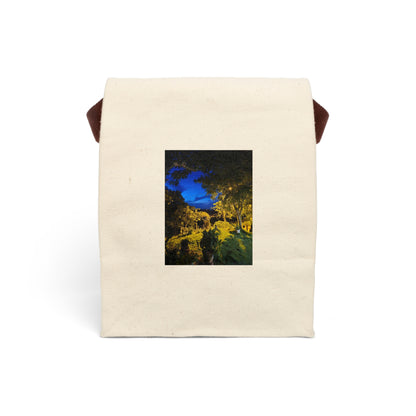 Canvas Lunch Bag With Strap